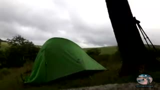 First Dartmoor wildcamp setting up the cloud peak 2