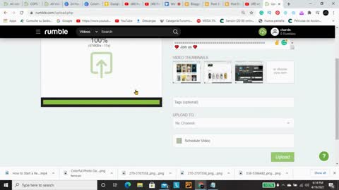 How to upload a Video on Rumble and Earn Money