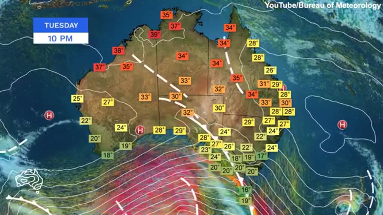 BOM issues a severe weather update for the week of August 25