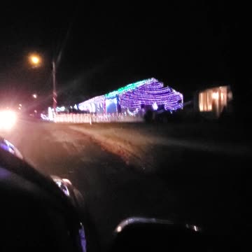 Beautiful Christmas light display in Rhode Island