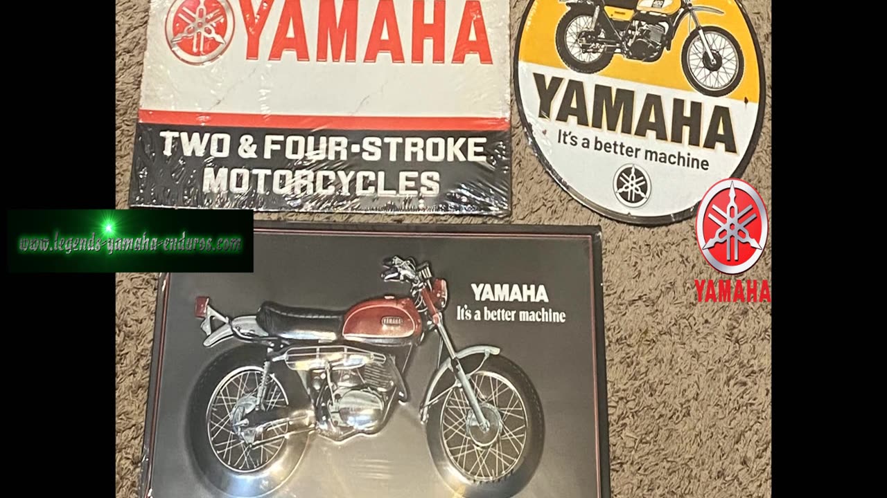 More Vintage Yamaha Enduro Memorabilia: Dealership Posters + more