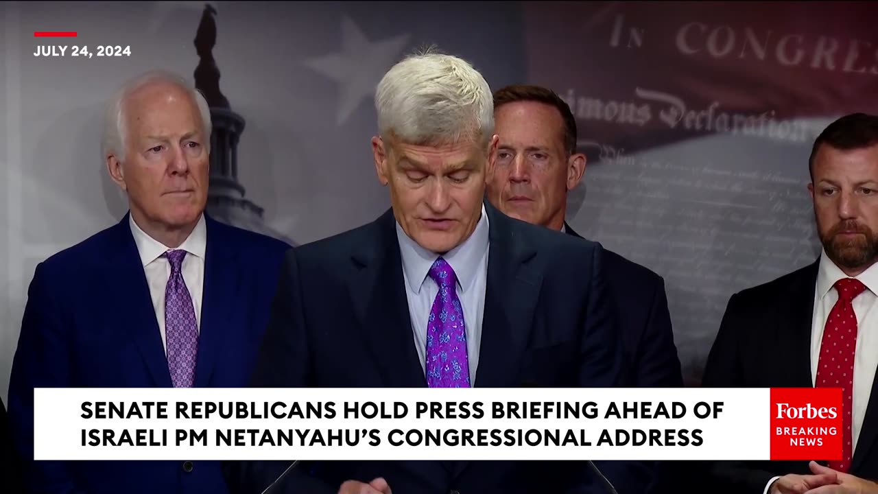 You Stood With Us After 9-11, We Will Stand With You After Oct. 7- Bill Cassidy To Netanyahu