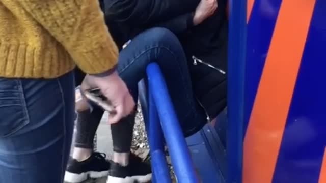 Sister Stuck in a Tight Spot