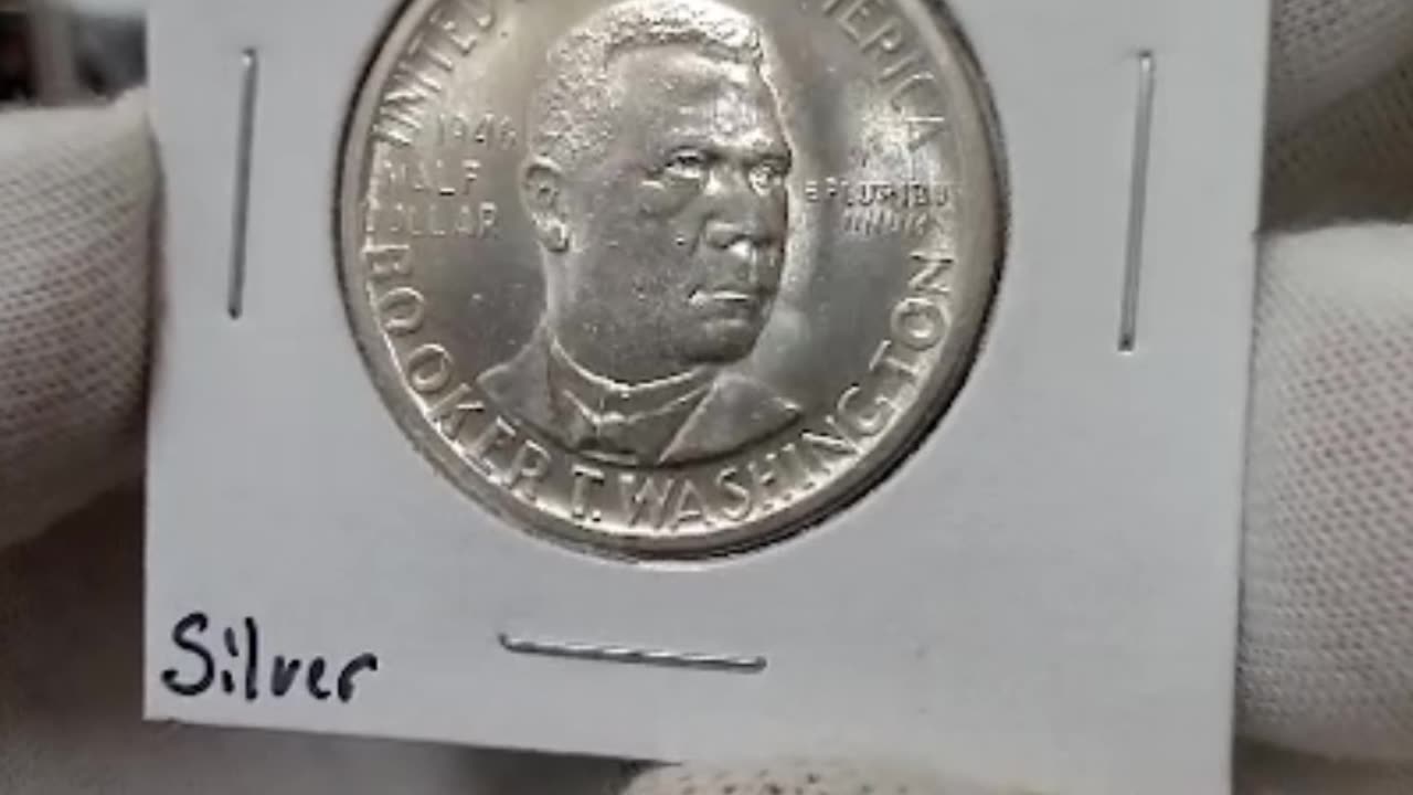1946 Booker T. Washington Half Dollar Silver Commemorative
