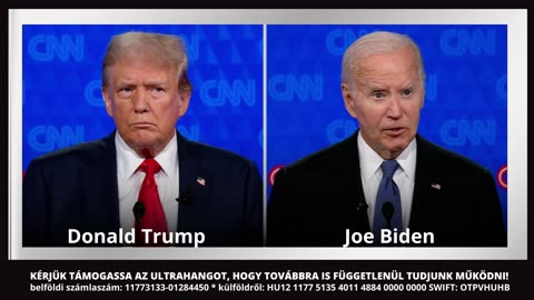 Szánalmasan szerepelt Joe Biden a Trump elleni vitán (teljes videó magyarul)