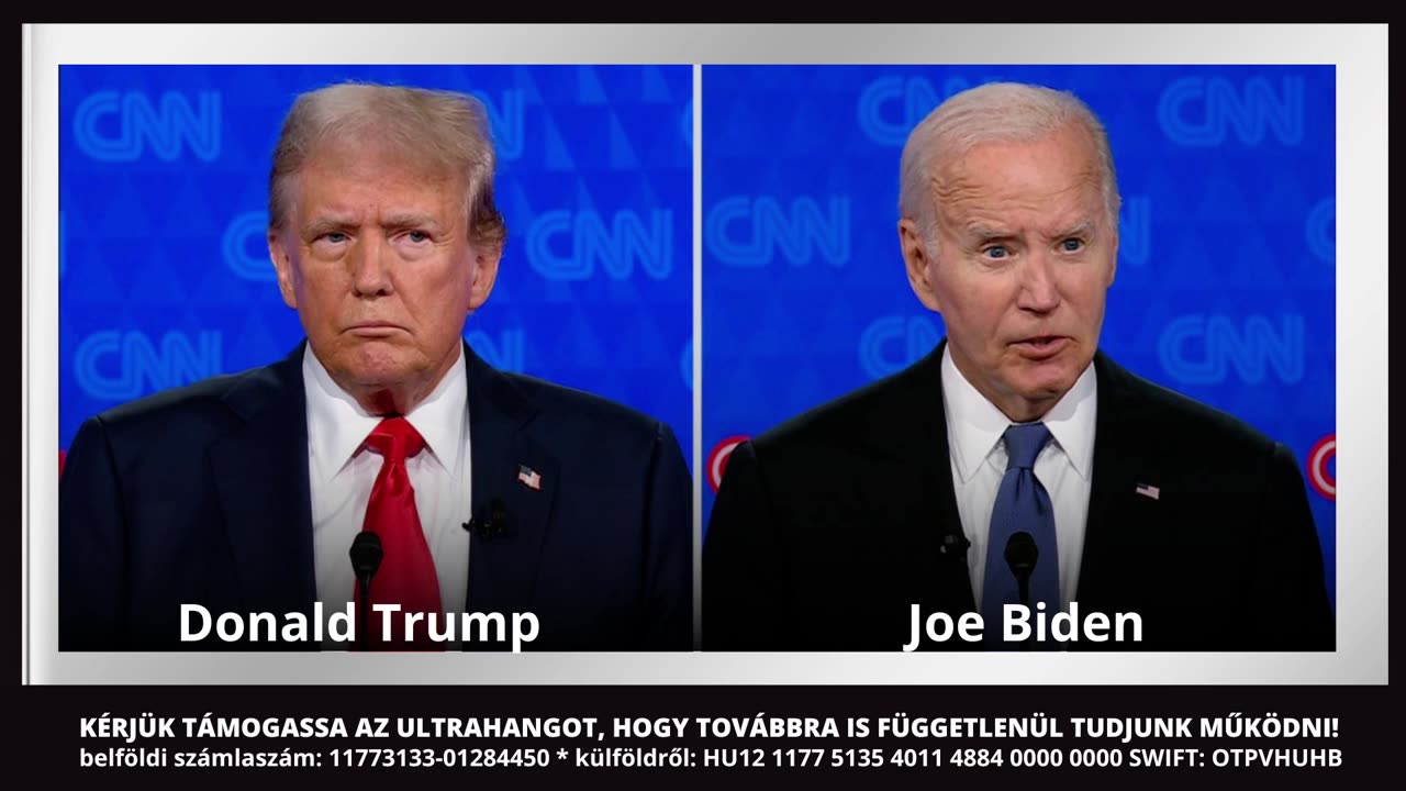 Szánalmasan szerepelt Joe Biden a Trump elleni vitán (teljes videó magyarul)