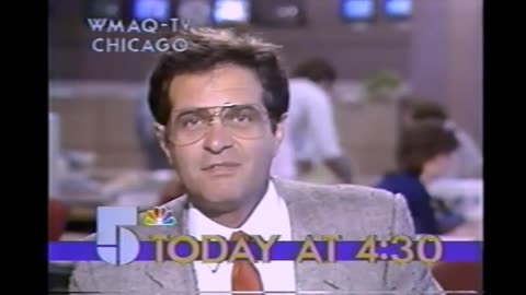 August 11, 1986 - WMAQ-TV Chicago 4:30 PM News Bumpers & Promo