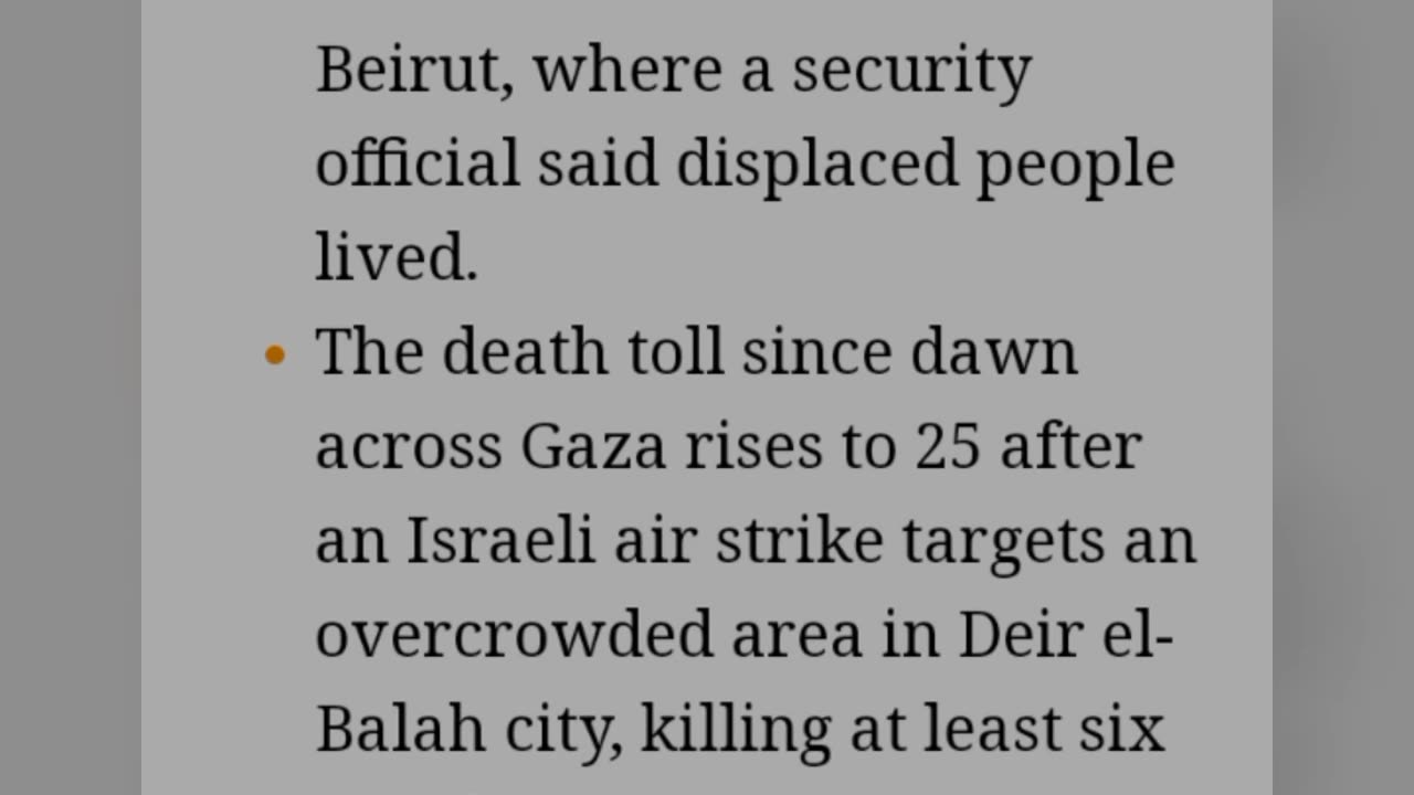 #Israeli strikes kill 28 in lebanon thousand kill Gaza plz watch and share
