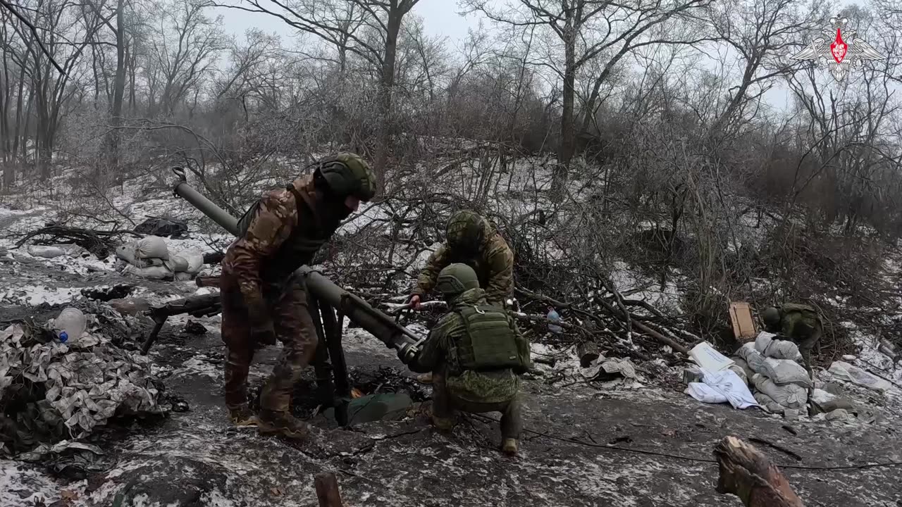 Nona-M1 mortar crew of Russians Forces wipes out concealed AFU dugouts