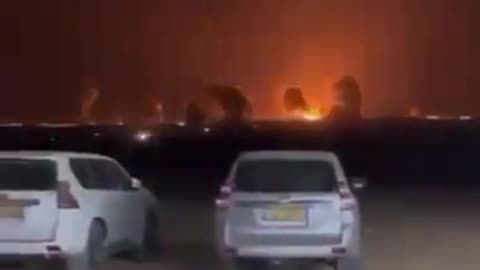 Iranian Missiles Israel's Nevatim Airbase