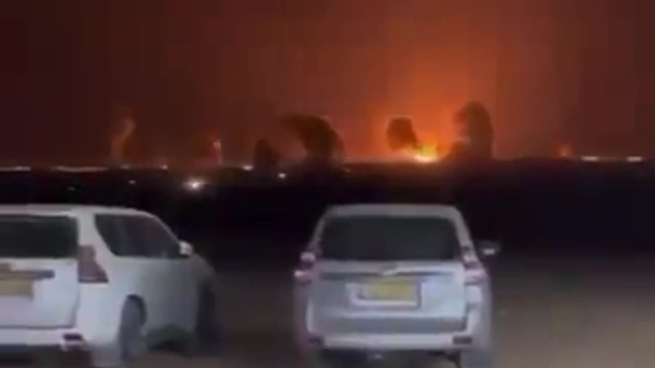 Iranian Missiles Israel's Nevatim Airbase