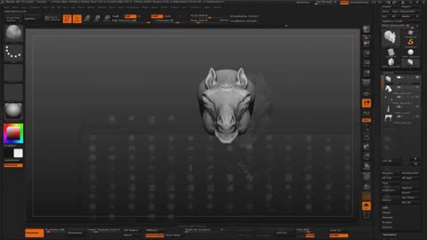 Chapter 8: Modeling a unicorn in ZBrush Unicorn ZbrushSpeedSculpt.