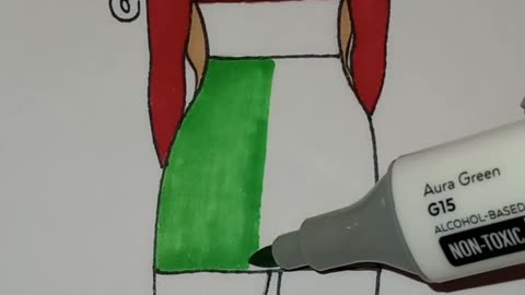 If Kevin Macalister Was A Girl Inspired Fashion Illustration Speed Colouring