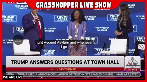 Grasshopper Live Decode Show - Trump Townhall October 14th 2024