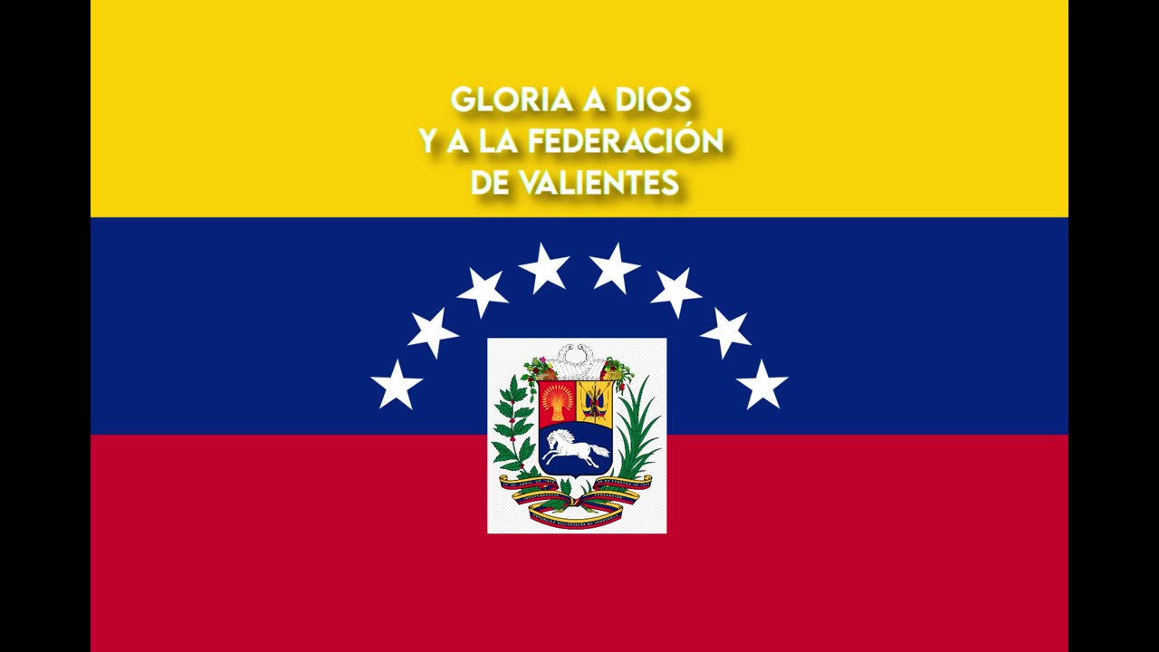 Gloria a Dios y a la Federación de Valientes #venezuela