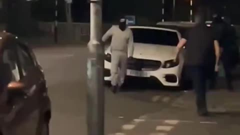 Last night in Southend, UK, a masked immigrant gang attacked