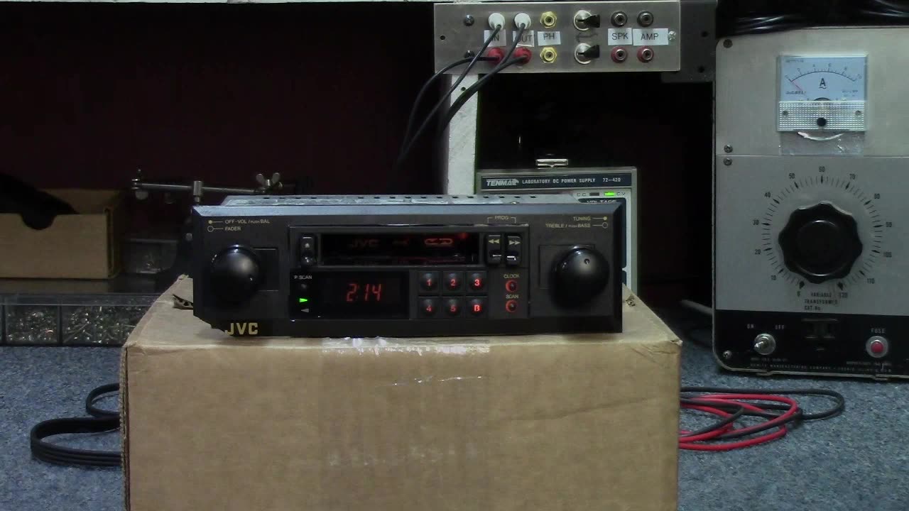 JVC KS-R18 Car Stereo - eval & pre-out addition