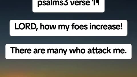 Psalms 3 verse 1