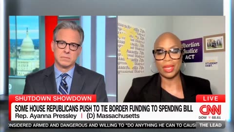 CNN’s Tapper Calls Out Clueless Democrat Pressley Over Her Absurd Comment