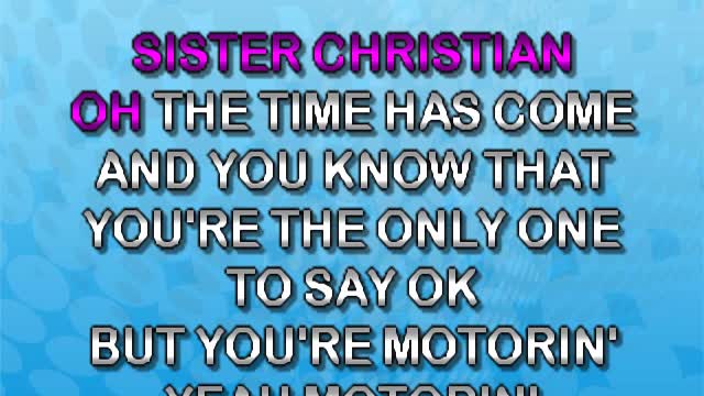 kbkaraokeking sister christian