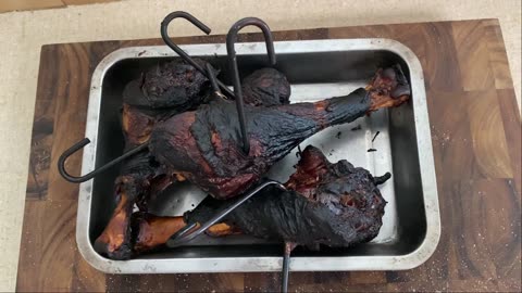 #Organic #Turkey #Legs ##Hickory #Smoked in #Hickory #Wood #Chips