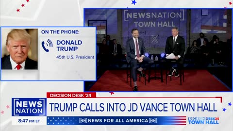 TRUMP CALLS INTO JD VANCE'S TOWN HALL 📞😂