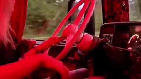 Come on, Art your girlfriend's driving the truck