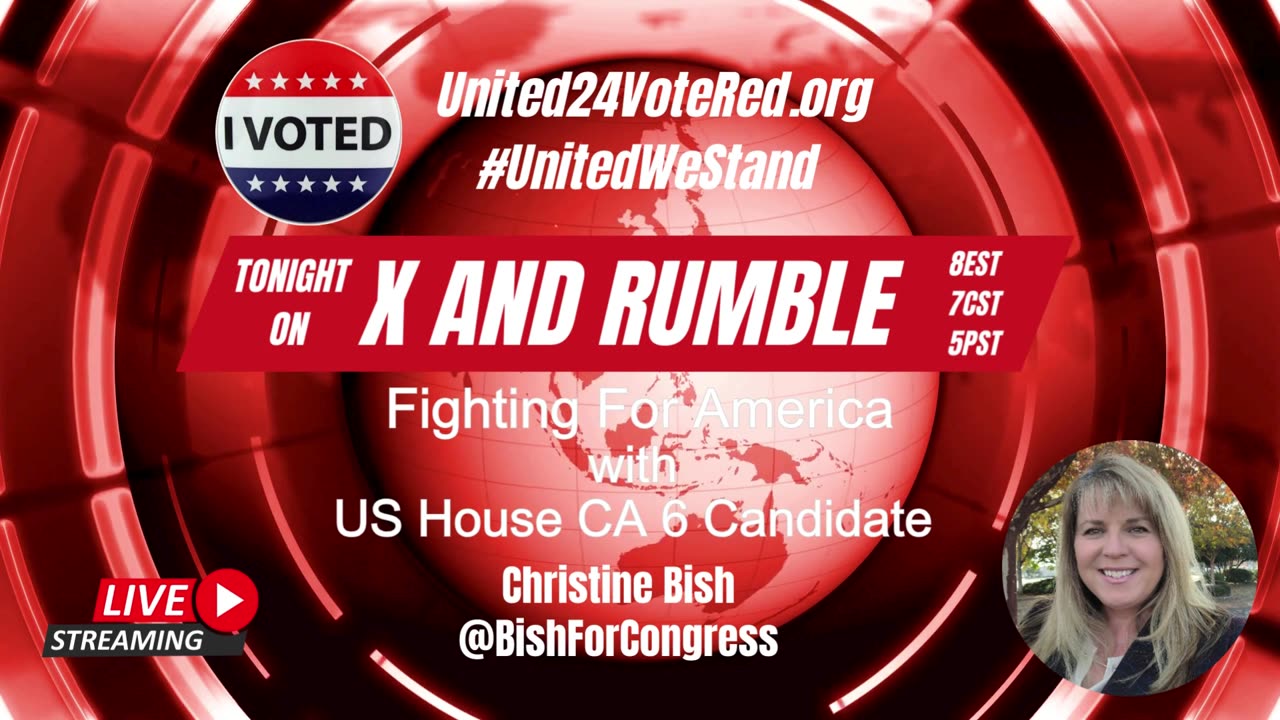 @United24VoteRed Welcomes Christine Bish