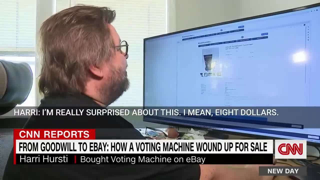 Man buys voting machine on eBay, but there's a big problem