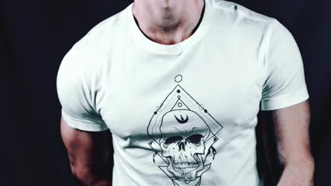 Skeleton skull design tshirt
