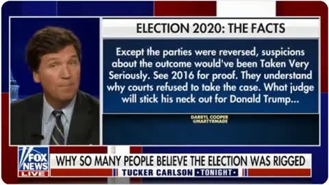 Tucker Carlson - What Trump Supporters Know are Facts