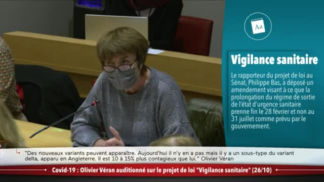 Une sénatrice s'emporte face à Olivier Véran