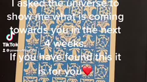 A message from the universe for you
