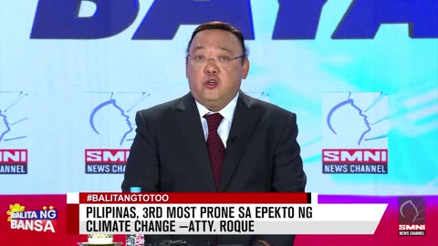Pilipinas, 3rd most prone sa epekto ng climate change —Atty. Roque