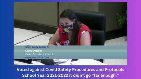 Only WCS Representative To Vote No to 2021-2022 Covid Procedures and Protocols