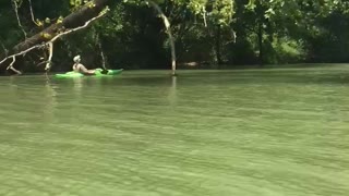 Yakking the Blue River in Tishomingo, OK