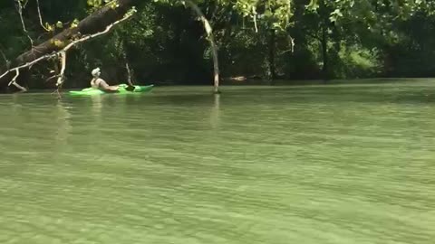 Yakking the Blue River in Tishomingo, OK