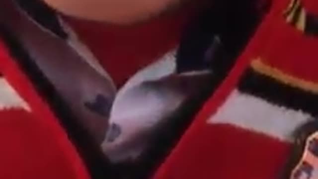 a baby doing acting of crying