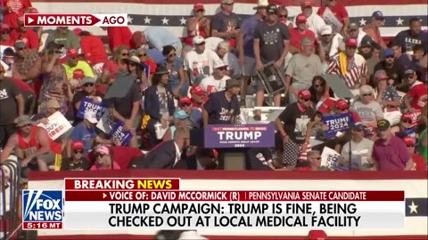 _'CHAOS'- Front-row account of Trump rally shots fired