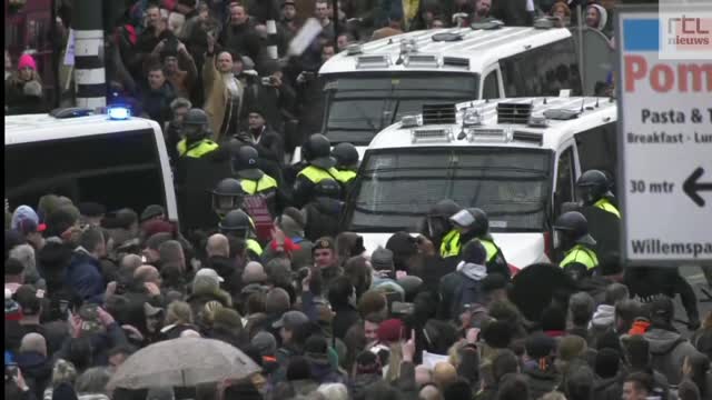 🔴[HOLANDIA] WŁADZE AMSTERDAMU Z.A.B.R.O.N.I.Ł.Y DZISIEJSZEJ MANIFESTACJI