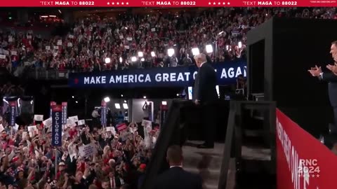 DONALD TRUMP IS IN THE BUILDING
