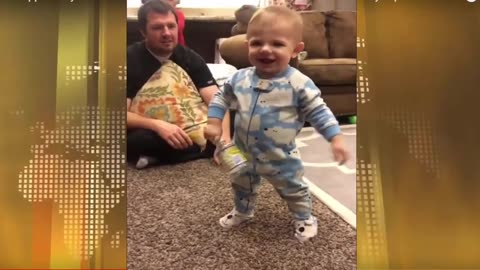 Babies walking for the first time!