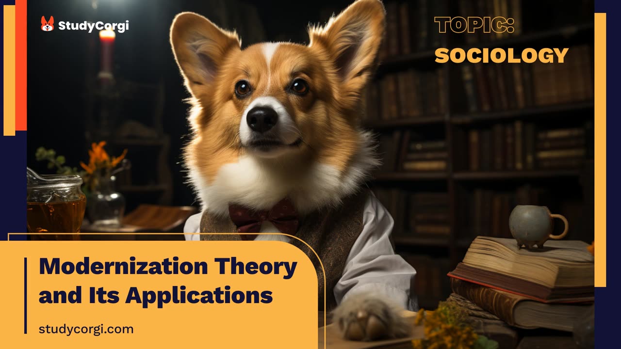Modernization Theory and Its Applications - Research Paper Example