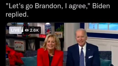 BIDEN TRICKED! SAYS "LETS GO BRANDON!"