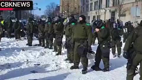 Canada: Nazis are putting on helmets and gas masks