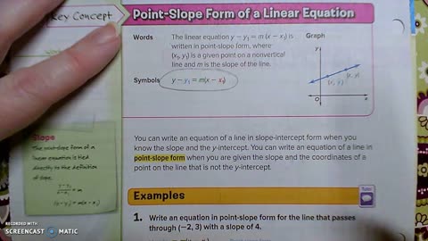 Gr 8 - Ch 3 - Lesson 6 - PART 1 - Write Linear Equations