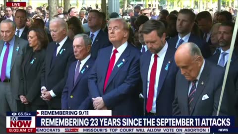 Rudy Giuliani Stands with Trump and Vance at 9-11 Memorial - While Kamala Decides to Show Up after Downplaying the Worst Foreign Attack on US Soil in History