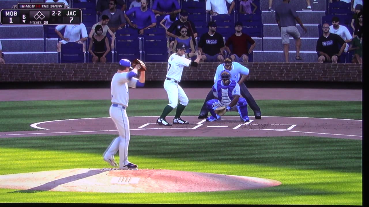 MLB The Show: Jackson Generals vs Mobile Baybears (Hulse 17 Ks)