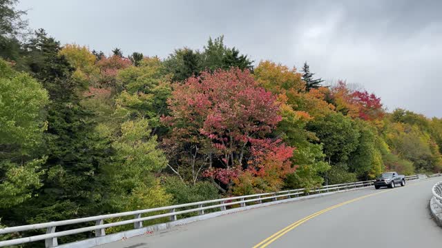 Timelapse Mode Of Vehicle On Highway