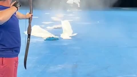 Arrow Vs. 12 GIANT Balloons!